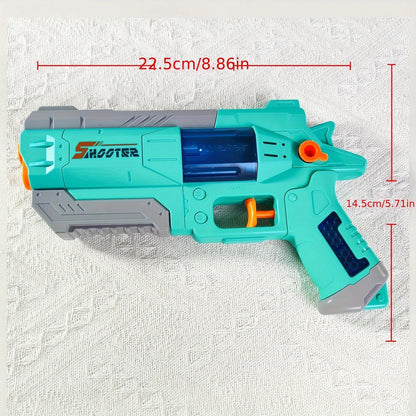 Pistol Manual cu Apa, Klevo, Jucarie Pistol cu Apa Sigur Pentru Copii, Design Nou S-Shooter Atractiv, 23 x 14.5 cm, Verde