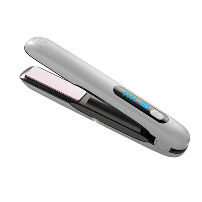 Placa de Par fara Fir, Klevo, Adaptor Tip C, 4 Trepte de Temperatura, Tensiune 5V, Capacitate Baterie 5000 mAh, Indreptat, Ondulat, 23.5x3.3x4.5 cm, Alb