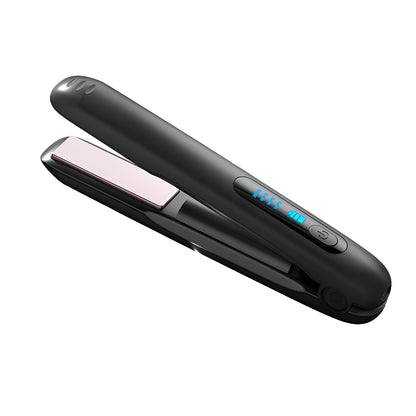 Placa de Par fara Fir, Klevo, Adaptor Tip C, 4 Trepte de Temperatura, Tensiune 5V, Capacitate Baterie 5000 mAh, Indreptat, Ondulat, 23.5x3.3x4.5 cm, Negru