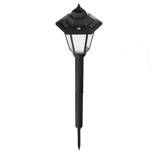 Lampa solara hexagonala de gradina Klevo, Alb Cald