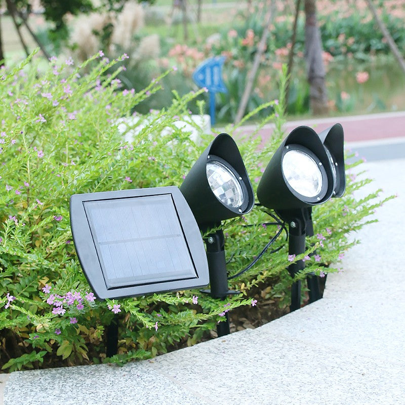 Lampa solara de tip decoratiune pentru gradina, Klevo, model 3 felinare, alb rece