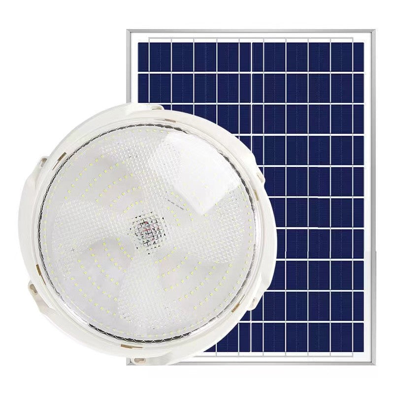 Plafoniera solara Klevo, 50 W, diametru 200 MM, cu telecomanda, lungime prelungitor 4.6 m alb rece