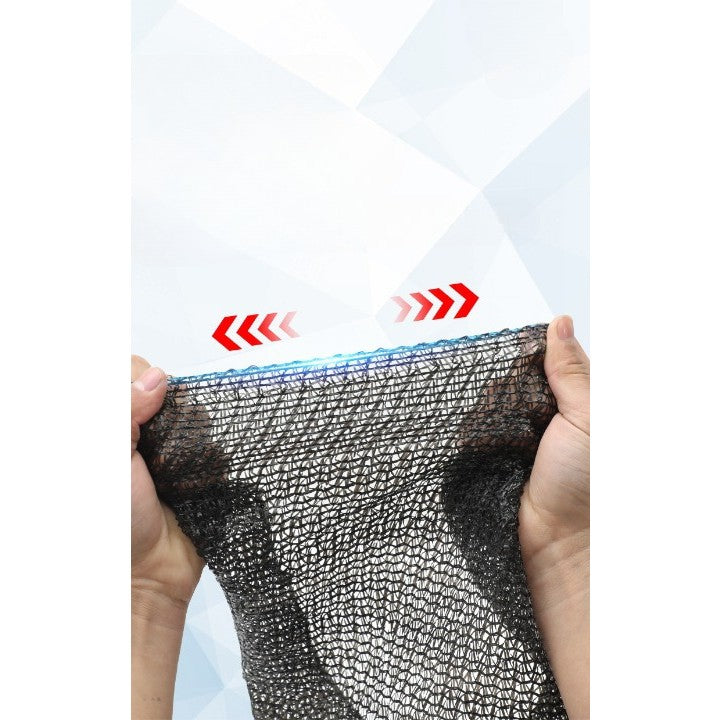Plasa de umbrire neagra, latime 2 m, lungime 20 m, Klevo, protectie UV, Grad de umbrire 50-55%