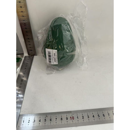 Cutie de depozitare si pastrare a alimentelor, Plastic, Klevo, Model Avocado, 8.4x8.4x12.3 cm, Verde