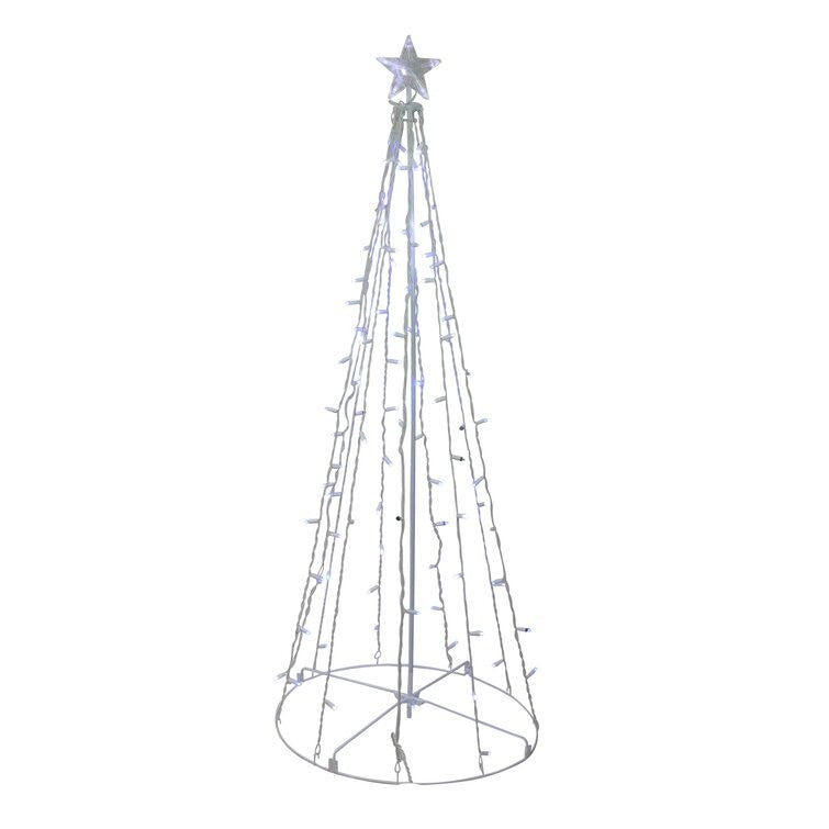Pom luminos decorativ, Klevo, 480 Led, alb cald+flash, 1.8 M