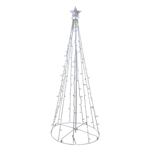 Pom luminos decorativ, Klevo, 480 Led, alb cald+flash, 1.8 M