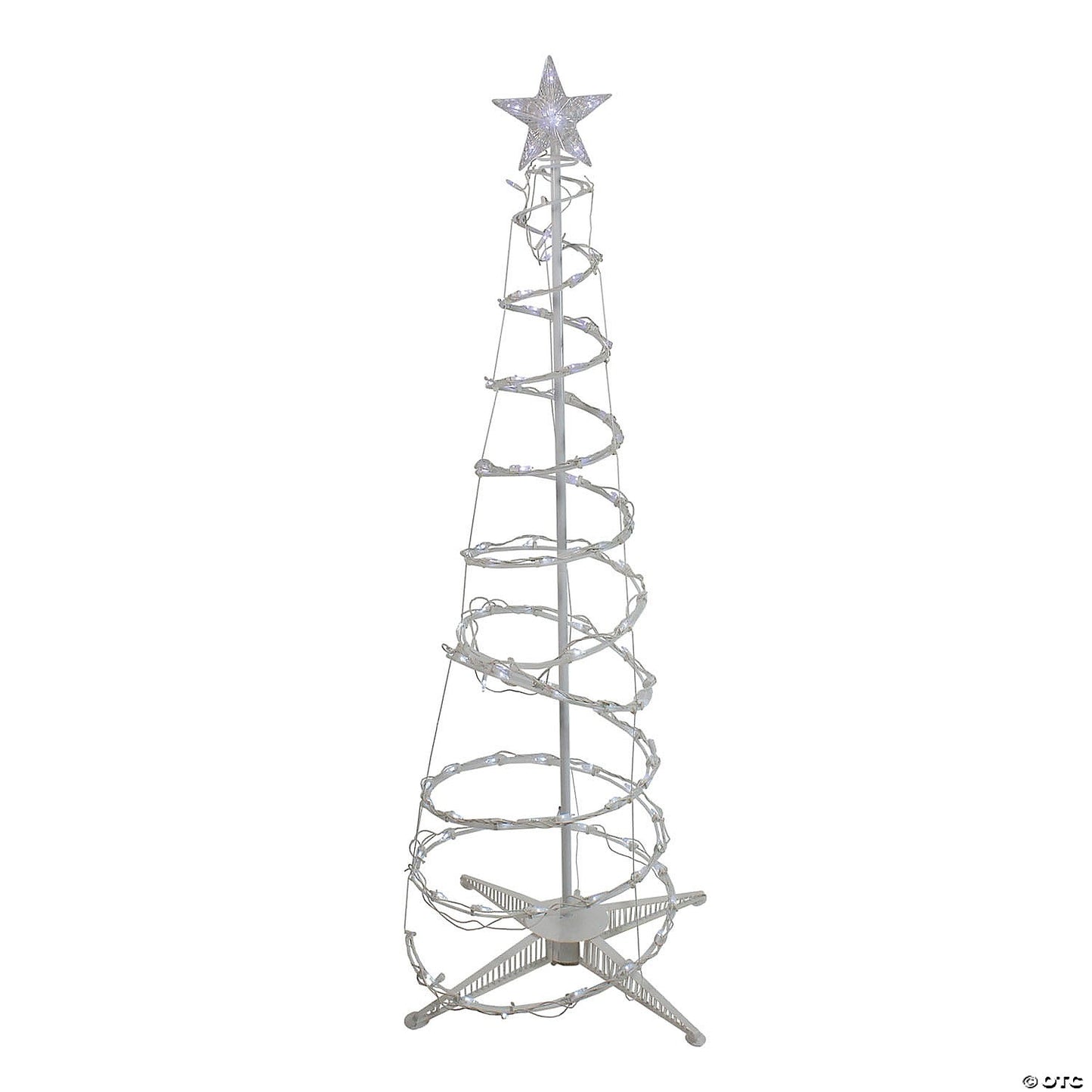 Pom spiralat cu leduri, Klevo, 135 Led, 1.8 M