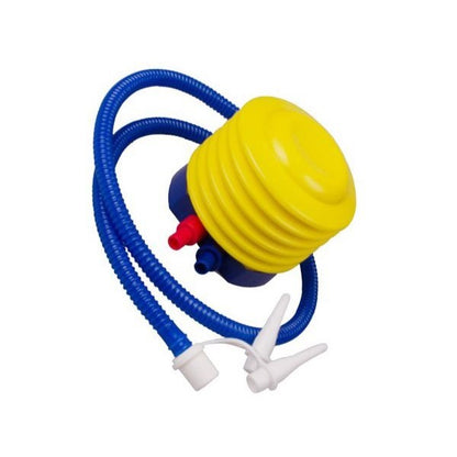 Pompa de picior, cu 3 adaptoare de valva, Air Step, Klevo, Galben-Albastru