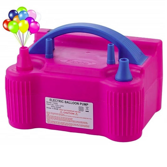Pompa Electrica de Umflat Baloane, Klevo, cu Doua Iesiri, 220V, Putere 600W, Accesorii petrecere, Mov