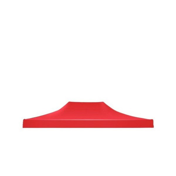 Prelata,copertina pentru acoperis cort tip pavilion Klevo, 3 x 4.5 m , impermeabila, invelis din material textil oxfort 700D, cauciucat Rosu Varf Plat