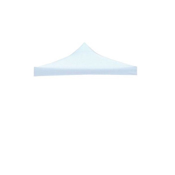 Prelata,copertina pentru acoperis cort tip pavilion Klevo, 3 x 6 m , impermeabila, invelis din material textil oxfort 700D, cauciucat Alb