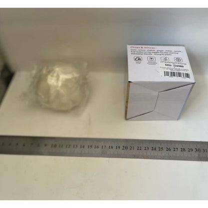 Presa Manuala pentru Usturoi, Klevo, Model Usturoi, 7 x 7.5 cm, din Plastic, Alb