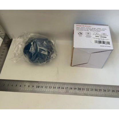 Presa Manuala pentru Usturoi, Klevo, Model Usturoi, 7 x 7.5 cm, din Plastic, Albastru Inchis