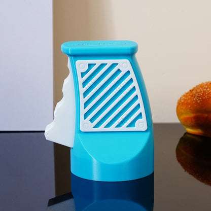 Desfacator Doze, Klevo, din ABS, 10.7 x 8 cm, Manual, Albastru Deschis/Alb