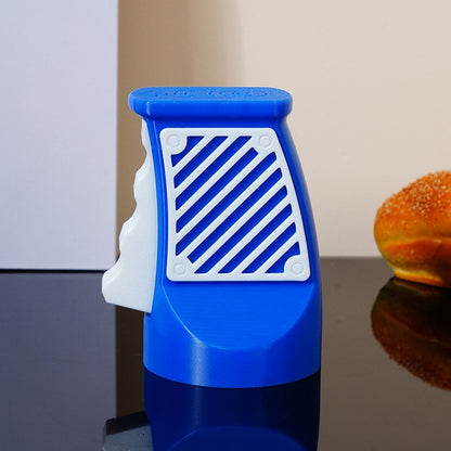 Desfacator Doze, Klevo, din ABS, 10.7 x 8 cm, Manual, Albastru Inchis/Alb