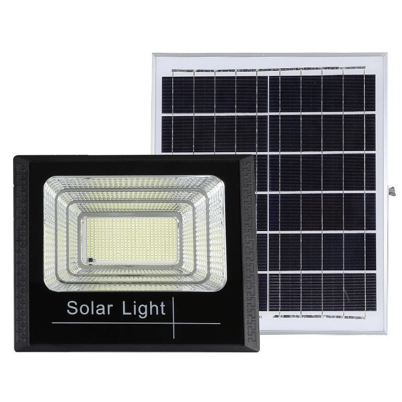 Proiector LED SMD 30W cu incarcare solara Klevo, panou solar, cu telecomanda, suport prindere, material ABS, 1.2AH, 100 LED-uri, 93Lm, 11.8x21 cm
