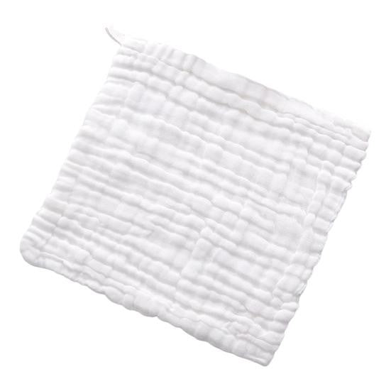 Prosop Absorbant, Klevo, din Bumbac, 6 Straturi, 30 x 30 cm, Alb