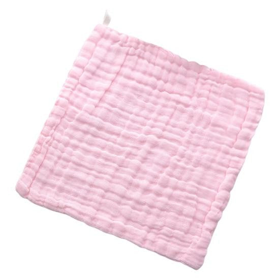 Prosop Absorbant, Klevo, din Bumbac, 6 Straturi, 30 x 30 cm, Roz