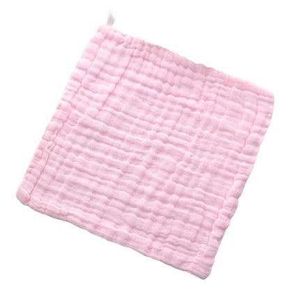 Prosop Absorbant, Klevo, din Bumbac, 6 Straturi, 30 x 30 cm, Roz