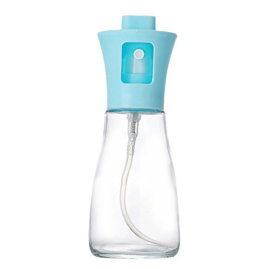 Pulverizator pentru Ulei, Klevo, Pulverizator din Sticla pentru Otet sau Alte Lichide de Gatit, Simplu Reincarcabil, Multifunctionale, 17.3 x 5.6 cm, Capacitatea 170 ml, Albastru