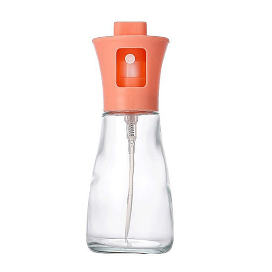 Pulverizator pentru Ulei, Klevo, Pulverizator din Sticla pentru Otet sau Alte Lichide, Simplu Reincarcabil, Multifunctionale, 17.3 x 5.6 cm, Capacitatea 170 ml, Roz
