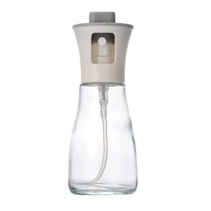 Pulverizator pentru Ulei, Klevo, Pulverizator din Sticla pentru Otet sau Alte Lichide, Simplu Reincarcabil, Multifunctionale, 17.3 x 5.6 cm, Capacitatea 170 ml, Alb