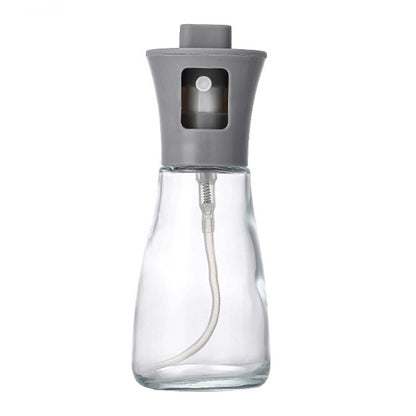 Pulverizator pentru Ulei, Klevo, Pulverizator din Sticla pentru Otet sau Alte Lichide, Simplu Reincarcabil, Multifunctionale, 17.3 x 5.6 cm, Capacitatea 170 ml, Gri