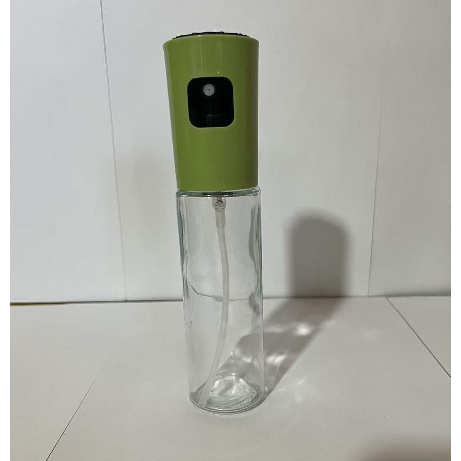 Pulverizator Ulei, Otet, Klevo, din Sticla, 100 ml, Reincarcabil, 18.3 x 4.3 cm, Masura 90 ml, Capac Mat, Verde