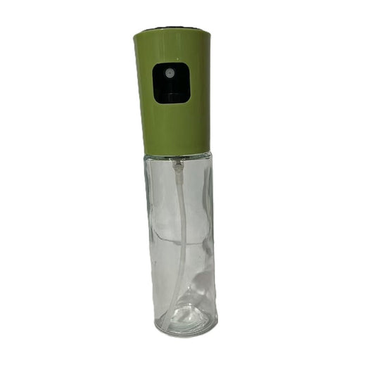 Pulverizator Ulei, Otet, Klevo, din Sticla, 100 ml, Reincarcabil, 18.3 x 4.3 cm, Masura 90 ml, Capac Mat, Verde