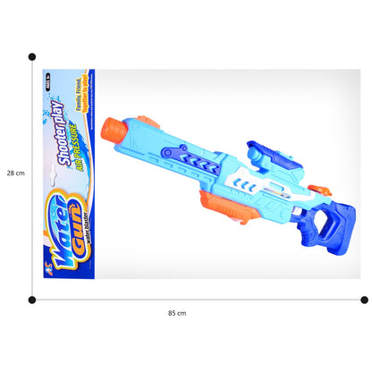 Pistol cu Apa pentru Copii, Rezervor, Pentru Piscina/Plaja, Klevo, 6ani+,  Albastru, 1200ML