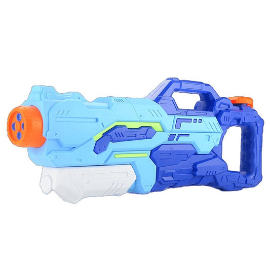 Pistol cu Apa pentru Copii, Rezervor, Pentru Piscina/Plaja, Klevo, 6ani+,  4 duze, Albastru, 1500ML