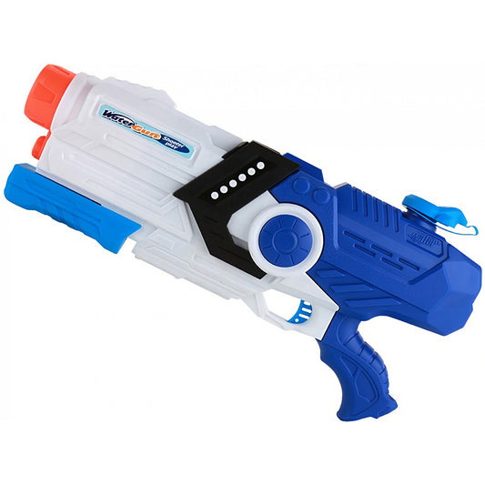 Pistol cu Apa pentru Copii, Rezervor, Pentru Piscina/Plaja, Klevo, 6ani+, Albastru/Multicolor, 2000ML