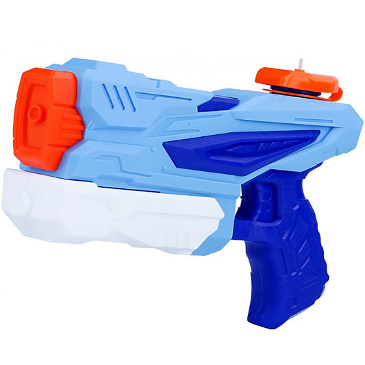 Pistol cu Apa pentru Copii, Rezervor, Pentru Piscina/Plaja, Klevo, 6ani+,  3 duze, Albastru, 300ML