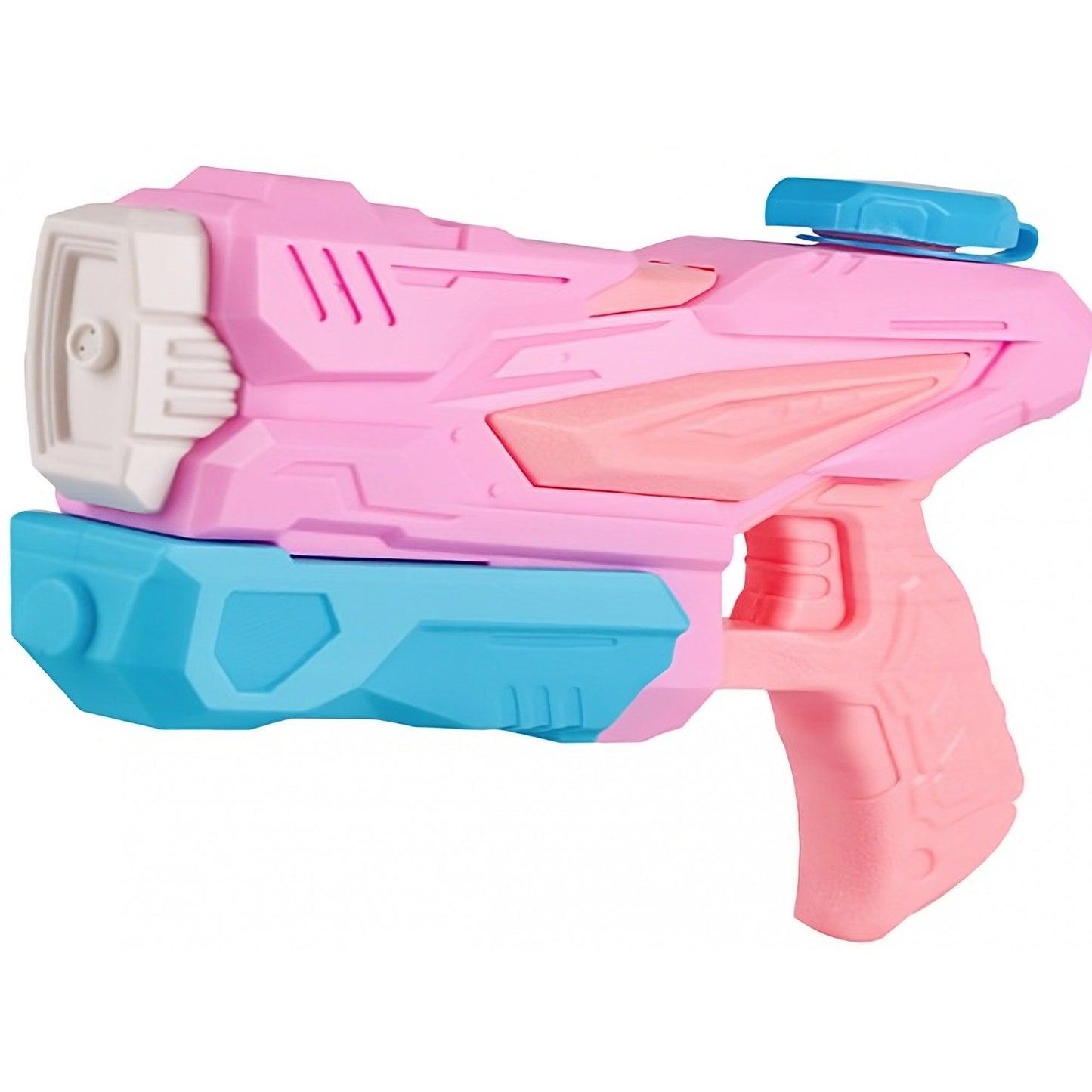 Pistol cu Apa pentru Copii, Rezervor, Pentru Piscina/Plaja, Klevo, 6ani+,  3 duze, Roz, 300ML
