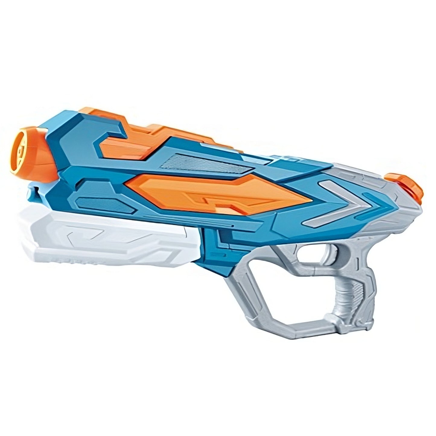Pistol cu Apa pentru Copii, Rezervor, Pentru Piscina/Plaja, Klevo, 6ani+, Albastru, 4 duze, 900ML