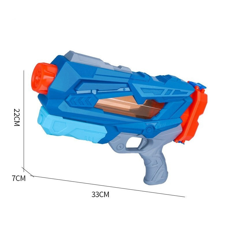 Pistol cu Apa pentru Copii, Rezervor, Pentru Piscina/Plaja, Klevo, 6ani+,  Quick Fill, Albastru, 600ML