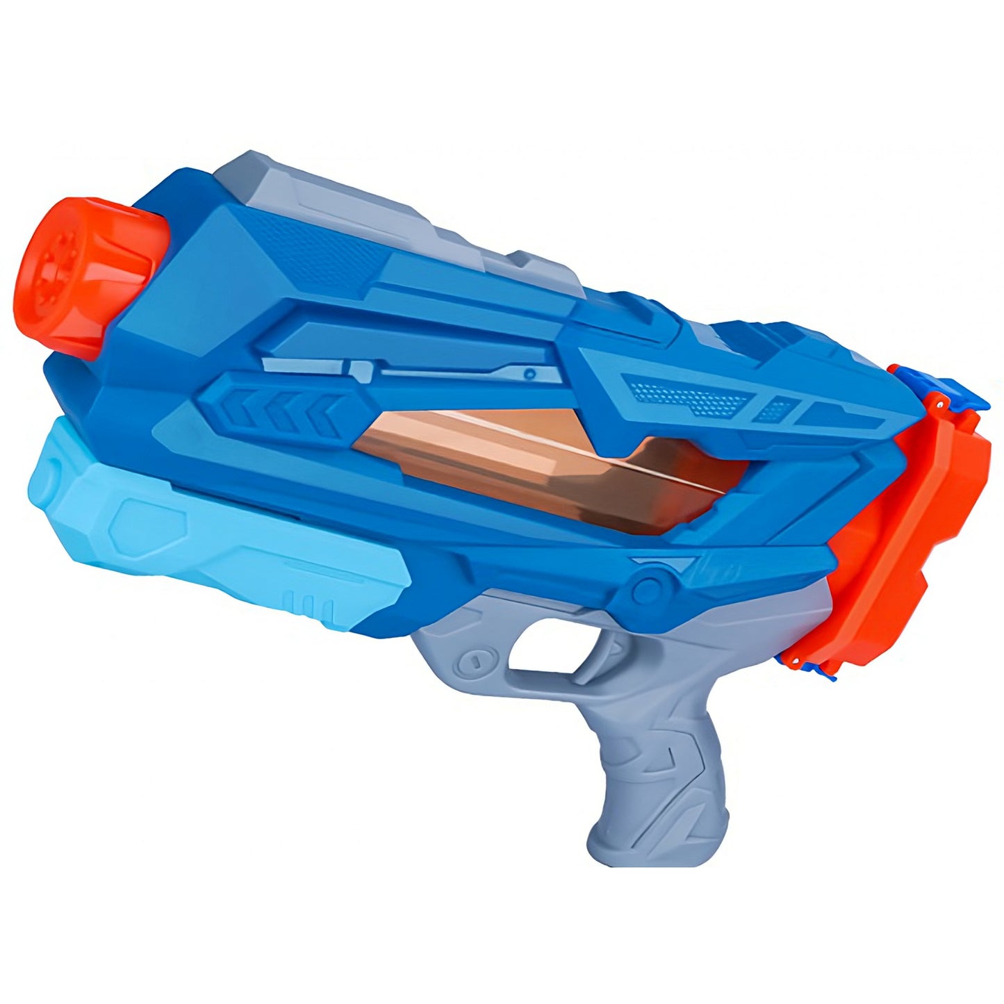 Pistol cu Apa pentru Copii, Rezervor, Pentru Piscina/Plaja, Klevo, 6ani+,  Quick Fill, Albastru, 600ML