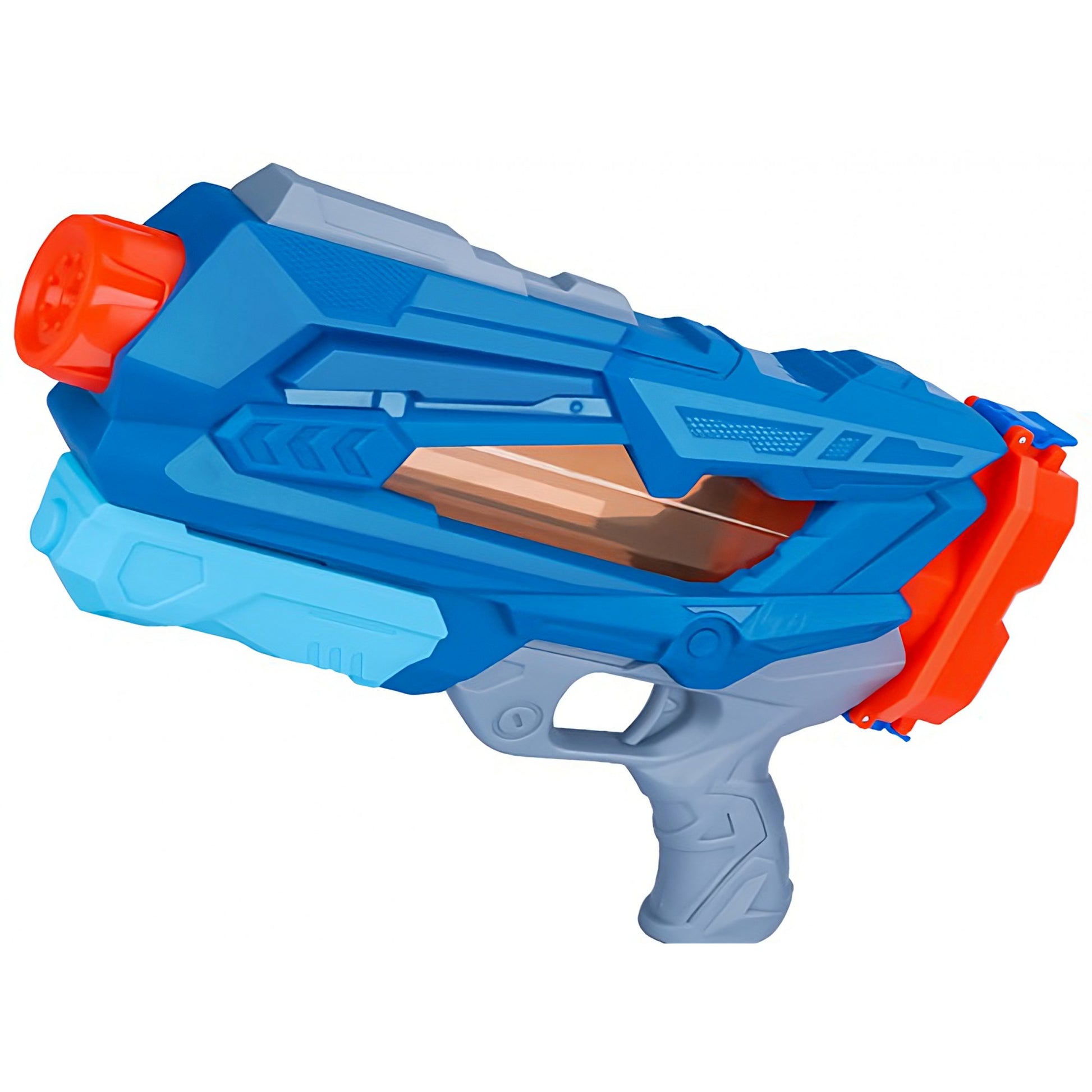 Pistol cu Apa pentru Copii, Rezervor, Pentru Piscina/Plaja, Klevo, 6ani+,  Quick Fill, Albastru, 600ML