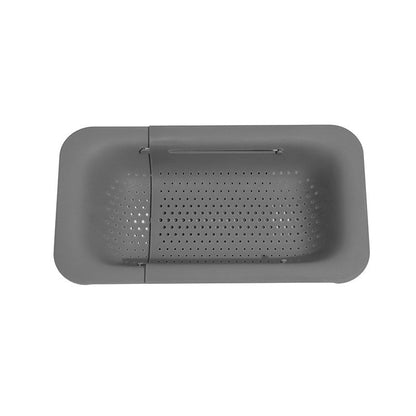 Cos pentru Scurgere Chiuveta de Bucatarie, Klevo, Plastic, Telescopic, 36x20x5 cm, Gri