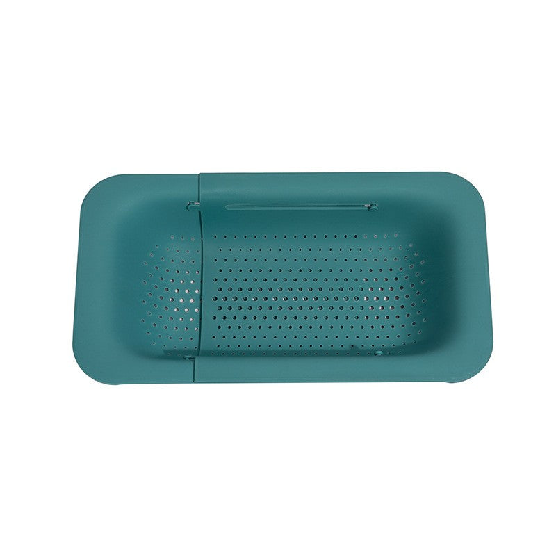 Cos pentru Scurgere Chiuveta de Bucatarie, Klevo, Plastic, Telescopic, 36x20x5 cm, Verde