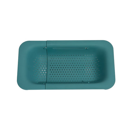 Cos pentru Scurgere Chiuveta de Bucatarie, Klevo, Plastic, Telescopic, 36x20x5 cm, Verde