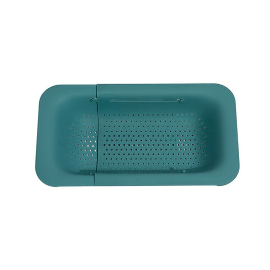 Cos pentru Scurgere Chiuveta de Bucatarie, Klevo, Plastic, Telescopic, 36x20x5 cm, Verde