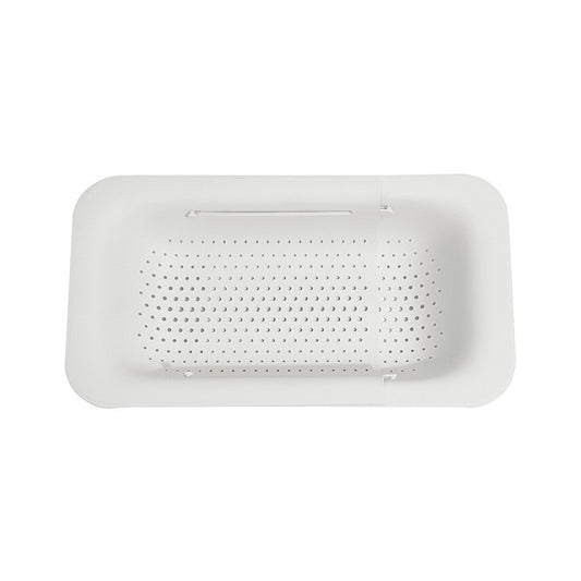 Cos de Scurgere pentru Chiuveta de Bucatarie, Klevo, Plastic, Telescopic, 36x20x5 cm, Alb