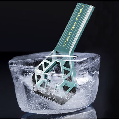Racleta Auto pentru Zapada cu un Capat, Klevo, Universala, Deszapezire Masina, cu Maner, Ergonomic, Detasabila, pentru Geamuri si Caroserie, Usor de Utilizat, 23.5x4.3 cm, Albastru