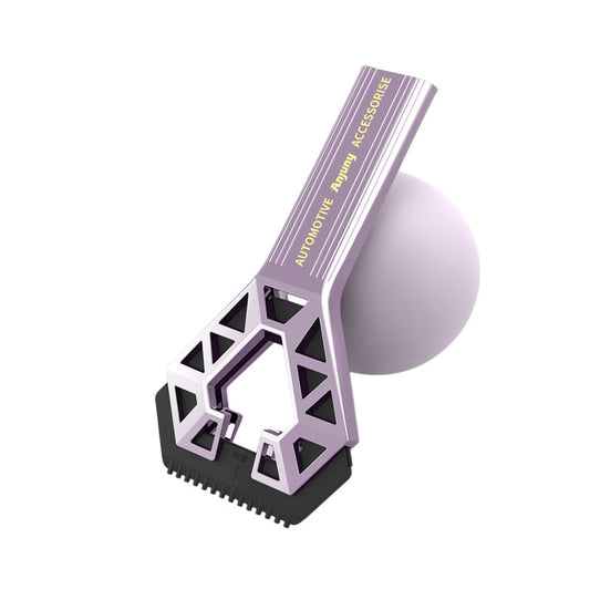 Racleta Auto pentru Zapada cu un Capat, Klevo, Universala, Deszapezire Masina, cu Maner, Ergonomic, Detasabila, pentru Geamuri si Caroserie, Usor de Utilizat, 23.5x4.3 cm, Mov