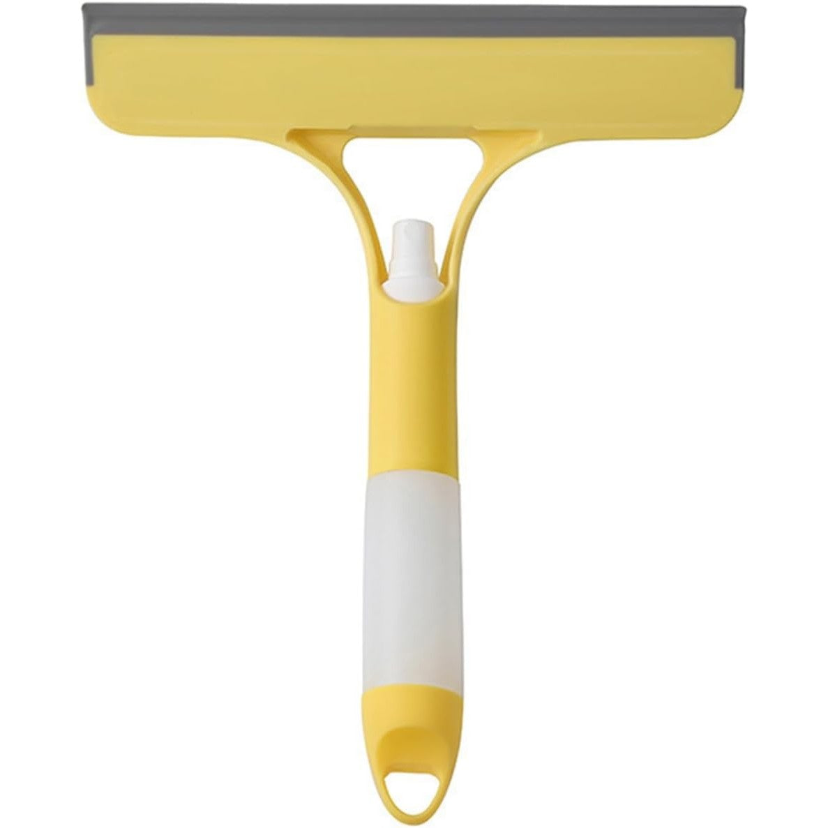 Racleta de Curatare 3 in 1, Klevo, Multifunctional, Pentru Casa si Masina, Pulverizator de Spray, Racleta din Silicon si Burete, 21.5 x 25.7 cm, Galben