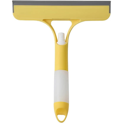 Racleta de Curatare 3 in 1, Klevo, Multifunctional, Pentru Casa si Masina, Pulverizator de Spray, Racleta din Silicon si Burete, 21.5 x 25.7 cm, Galben