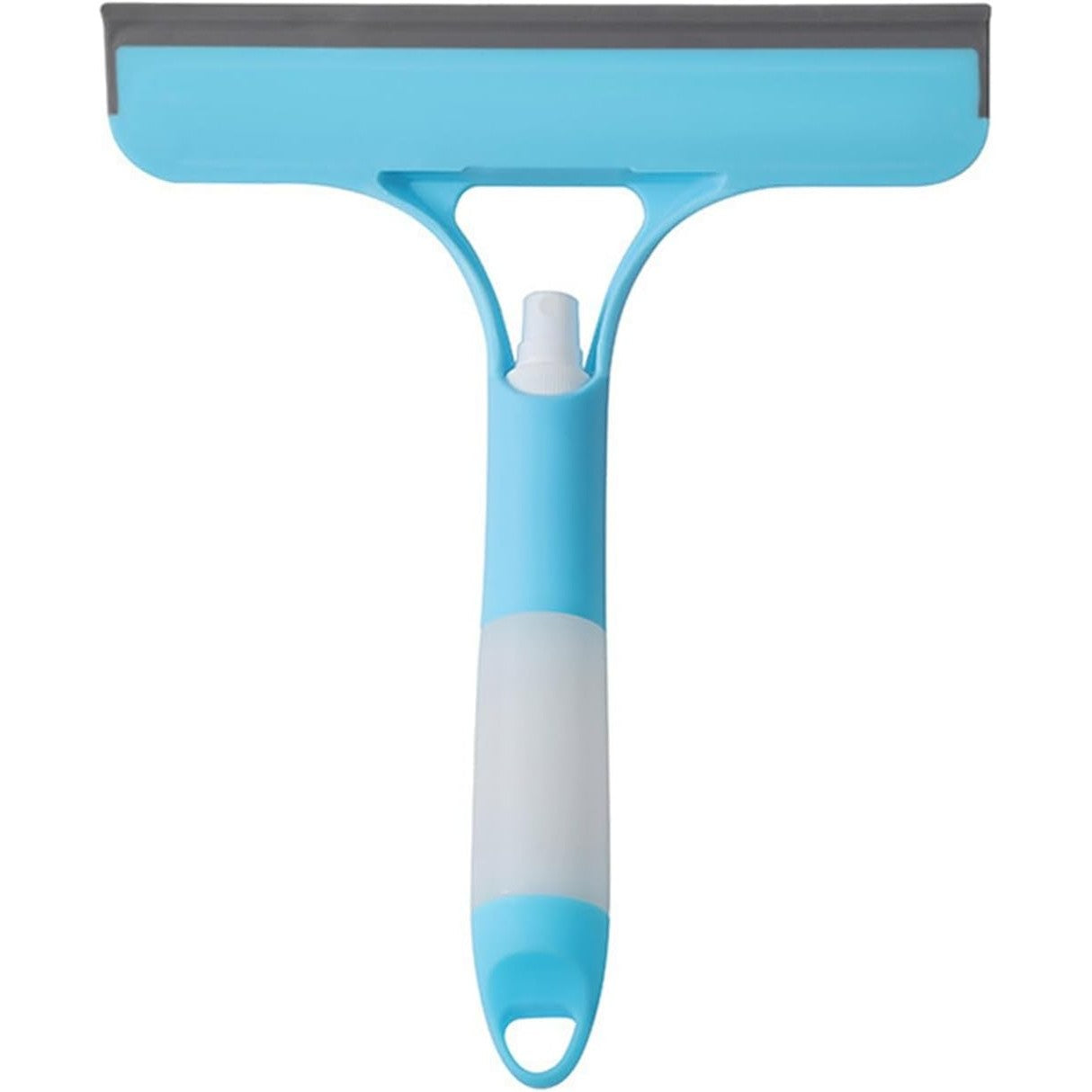 Racleta de Curatare 3 in 1, Klevo, Multifunctional, Pentru Casa si Masina, Pulverizator de Spray, Racleta din Silicon si Burete, 21.5 x 25.7 cm, Albastru