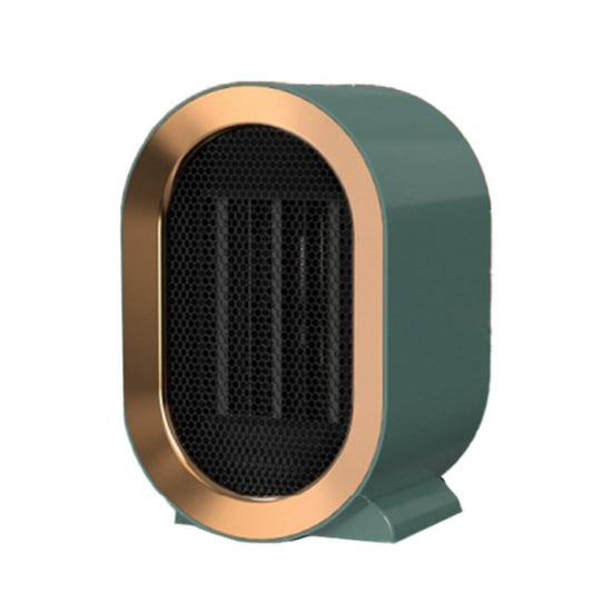 Radiator mini Incalzitor, Klevo, Element de Incalzire PTC, Putere 1200 W, Radiator cu termostat reglabil, 19.5 x 12.5 x 12.5 cm, 800 g, Verde