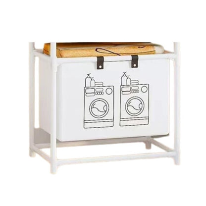 Cos de Rufe, Klevo, 1 Cos, Cadru de Otel Inoxidabil, 97 x 44 x 57 cm, Alb